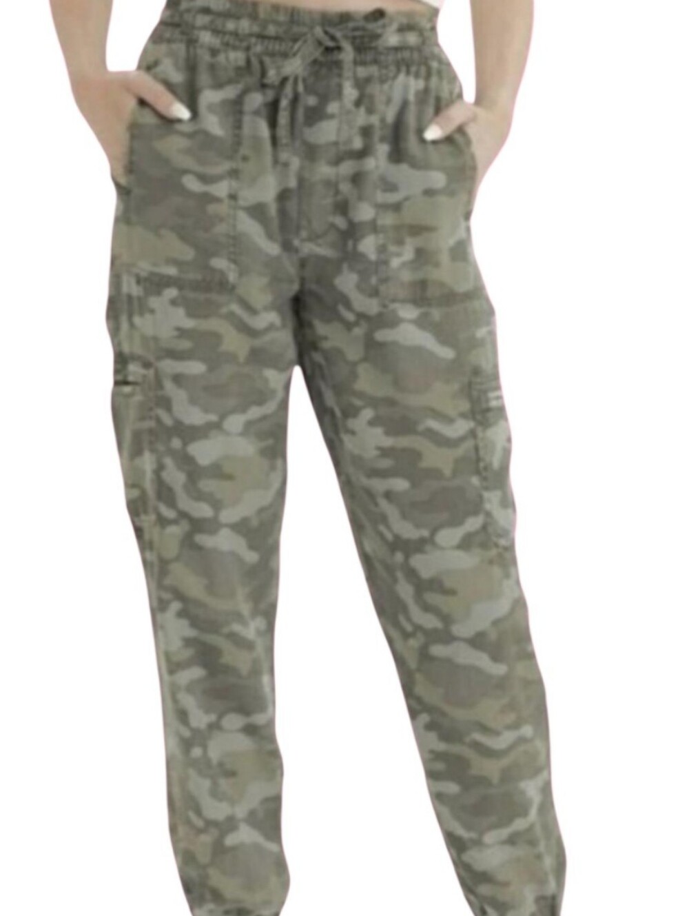 American Eagle Camo Y2K Cargo Pant Trousers Loose Medium Streetwear Joggers